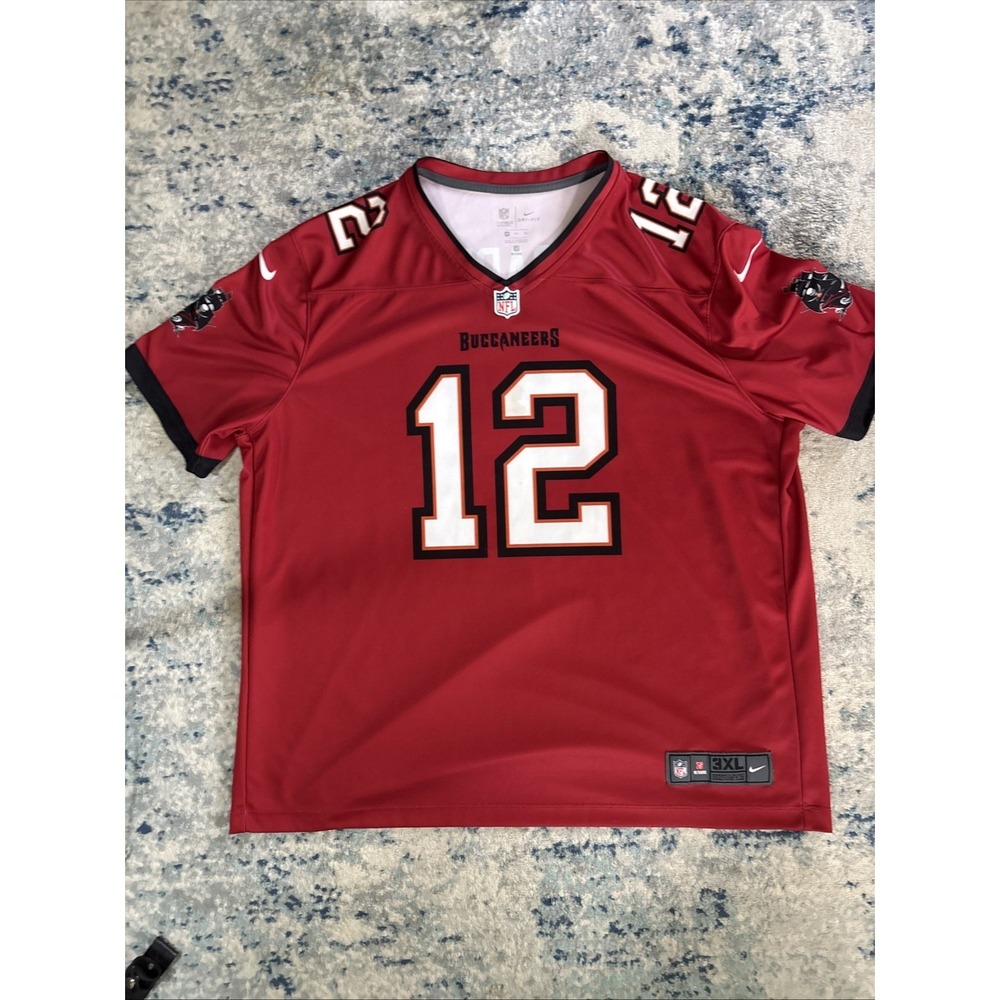 Nike Tampa Bay Buccaneers  Tom Brady On Field Jersey Dri-Fit Sz 3X Great Cond.